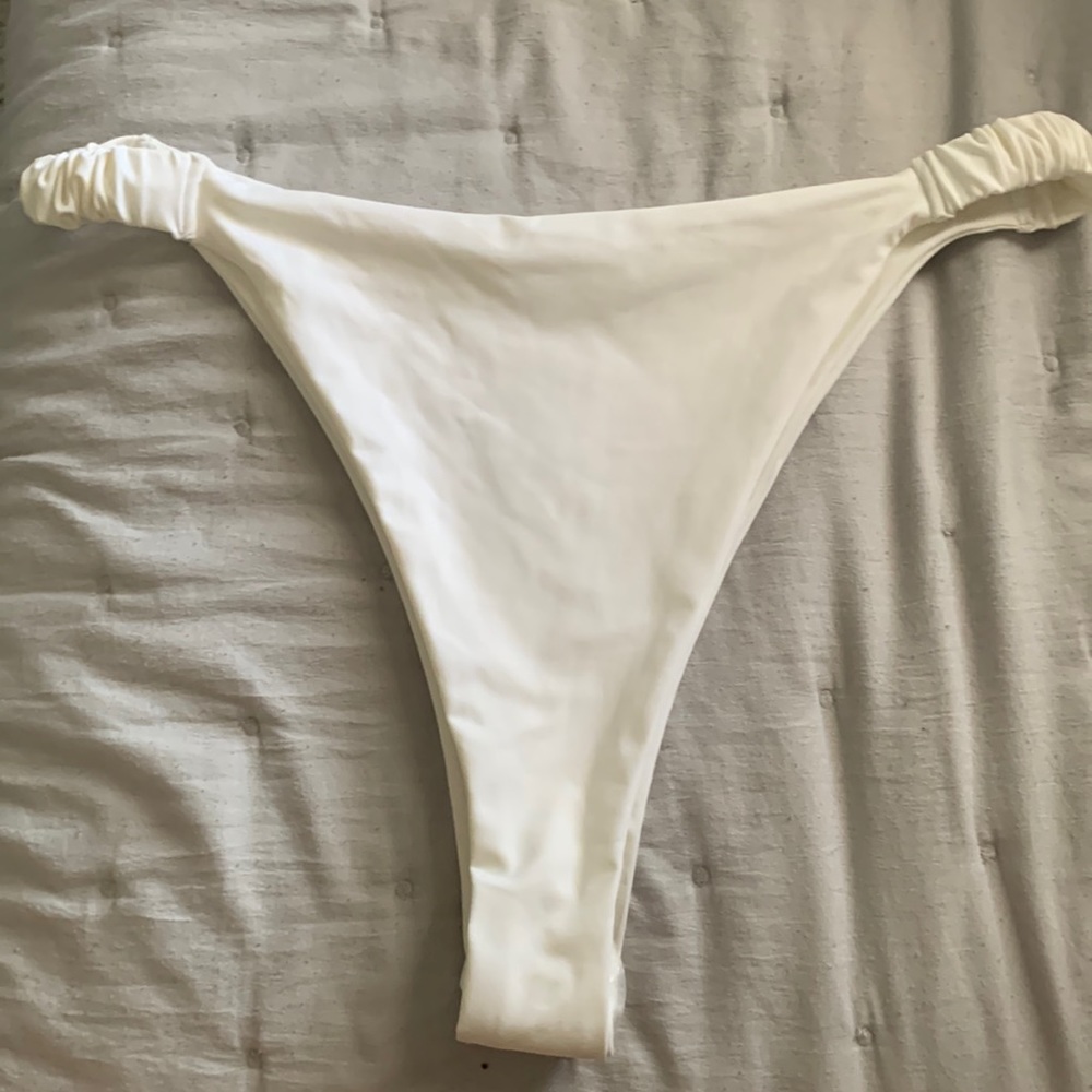 Garage Clothing Maui White Bathing Suit Bottoms